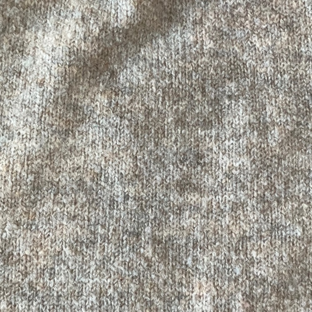 Velvet Heart Turtleneck Sweater - Tan & Gray Blend - Picture 7 of 7